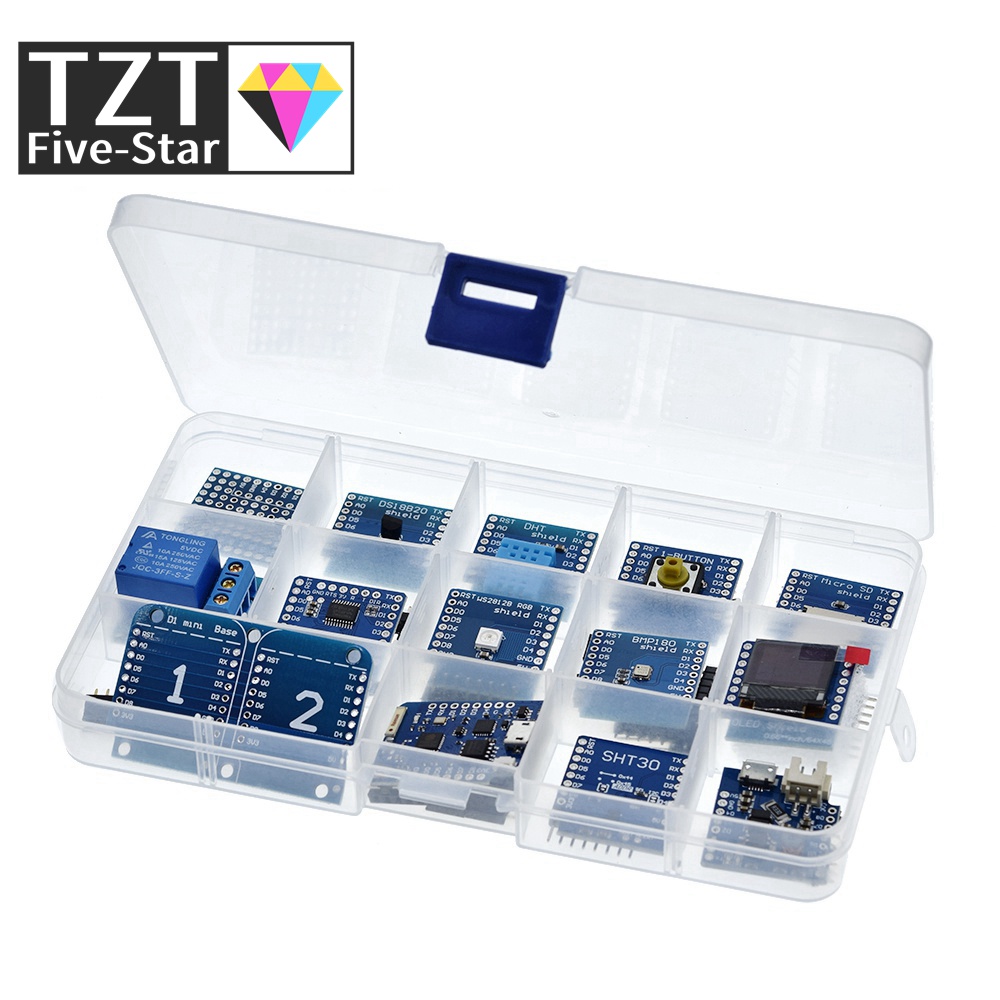 TZT 15PCS TZT  D1 Mini Pro WiFi Development Board KIT NodeMcu Lua, Based On ESP8266 D1 Mini Pro V1.1