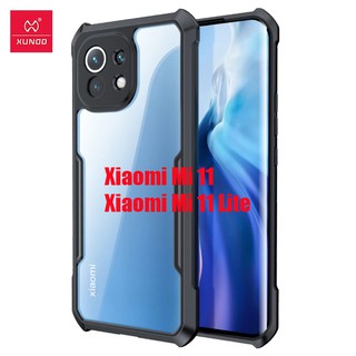 XUNDD เคส Xiaomi Mi11 / Mi 11 / Mi11 Lite / Mi 11 Lite NE 5G แท้💯% เคสกันกระแทก เคสกันกล้อง ขอบนิ่ม-หลังแข็ง-ด้านหลังใส