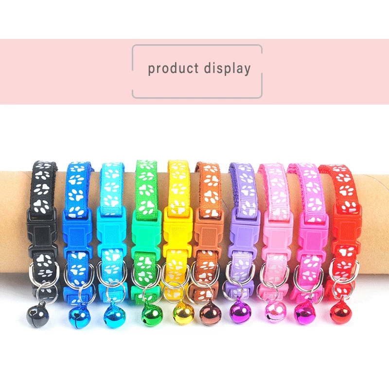ปลอกคอกระดิ่งน่ารัก ปรับระดับได้ สัตว์เลี้ยง 6 สี thumbnail 5