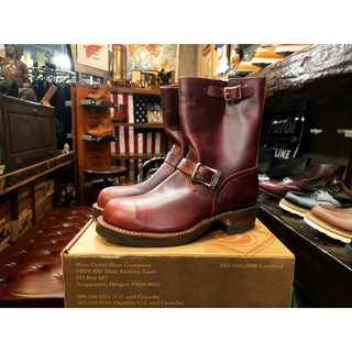 รองเท้า WESCO CUSTOM BOSS  9" BURGUNDY VIBRAM 705