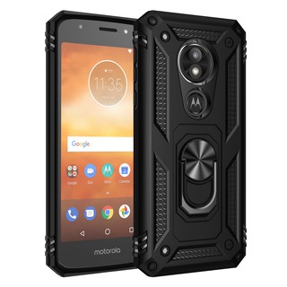 Case for Moto G6 G7 E6 P40 Z4 E5 One Zoom Play Pro Plus Finger Ring Holder Hard PC Phone Case Armor Casing