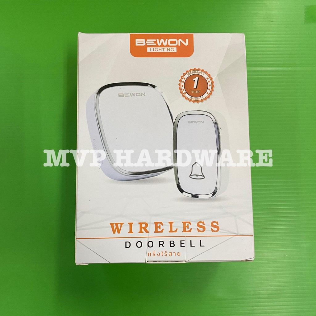 กริ่งไร้สาย BEWON สีขาว