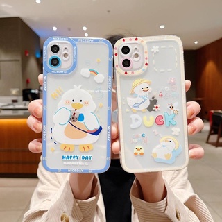 430 ลายน่ารัก เคสมือถือ เคส TPU  อุปกรณ์เสริมมือถือ ป้องกันมือถือ เป็ด ใส