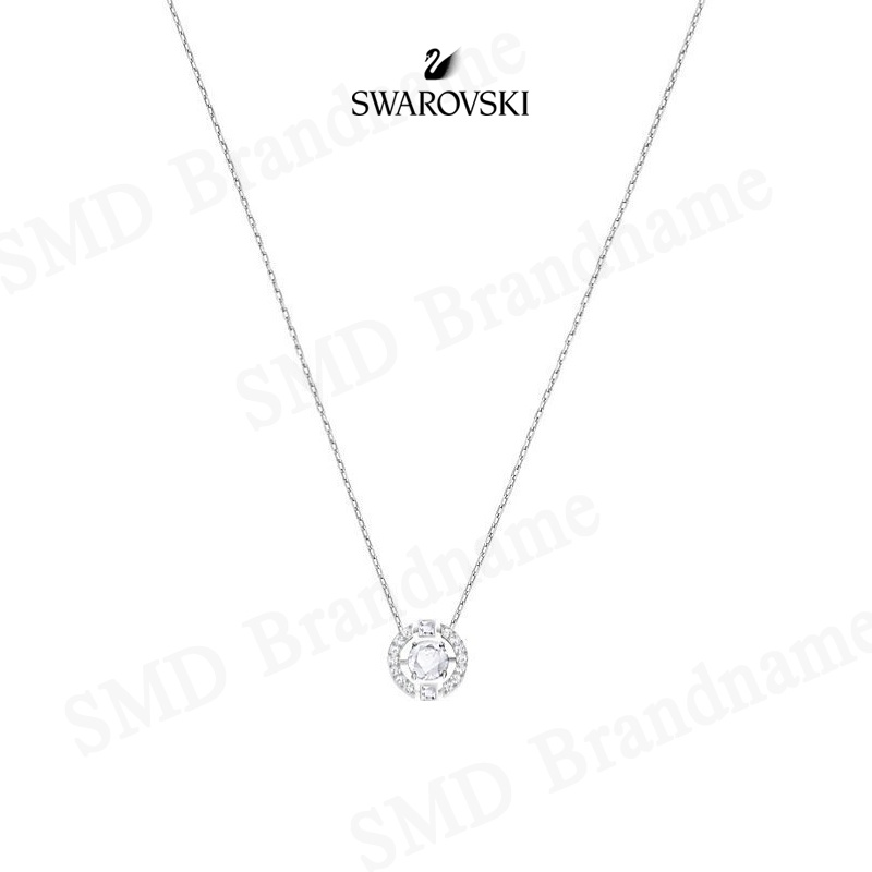 Swarovski สร้อยคอจี้เพชรทรงกลม  รุ่น CZWH/CRY/RHS NECKLACE  Code: 5286137