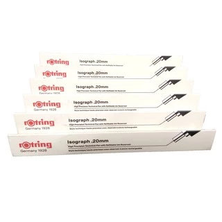 ปากกาเขียนแบบ Rotring Isograph 0.2, 0.3, 0.5 แบบเติม หรือใช้หมึกหลอดสั้น (ราคาต่อ 1 ด้าม)**ไม่มีหมึกแถม***