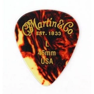 ปิ๊กกีตาร์ Martin #1 Guitar Pick สี Shell ลายกระ ทรงหยดน้ำ