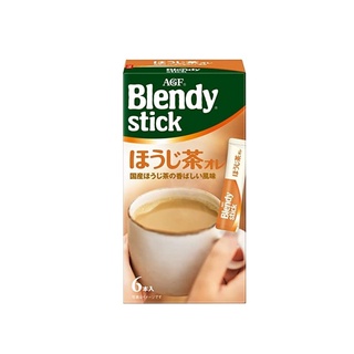 ชานมโฮจิฉะญี่ปุ่น AGF Blendy Stick Roasted Tea แพ็ค 6 ซอง