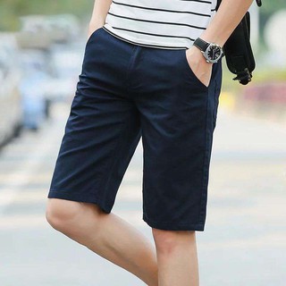 🎉กางเกงขาสั้น สามส่วนชาย ผ้าฝอกนิ่ม สวมใส่ได้ทุกสไตล์  Mens Casual shorts fashion Comfy style jeans  M🎉