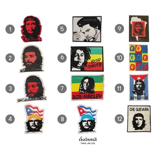 อาร์มผ้า อาร์มติดเสื้อลายCHE GUEVARA,BOB MARLEY ตัวรีดติดเสื้อลายCHE GUEVARA,BOB MARLEY