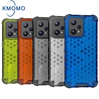 Realme Hybrid เคสใสกันกระแทก Honeycomb เคสใส 8 Pro 5G 7 7i 6 6i 5 5i ขอบกันกระแทก แบบ