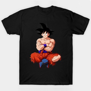 เสื้อยืด พิมพ์ลายการ์ตูน Dragon Ball Goku สไตล์ญี่ปุ่น แฟชั่นสําหรับผู้ชาย