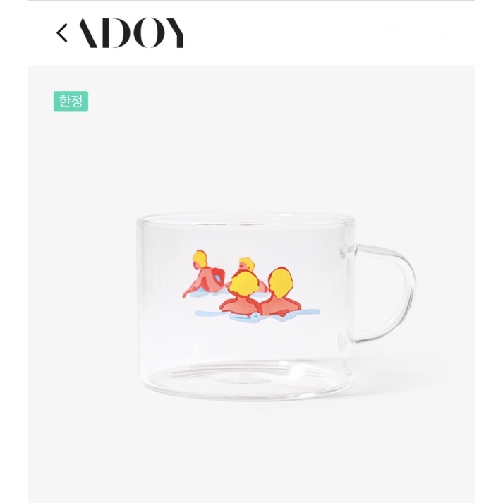 2021 ADOY ‘baby’ glass mug แก้ว (preorder) พรีออเดอร์
