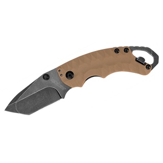 มีดพับ Kershaw Shuffle II Multi- Function Blackwash Plain Blade, Tan Handles (8750TTANBW)