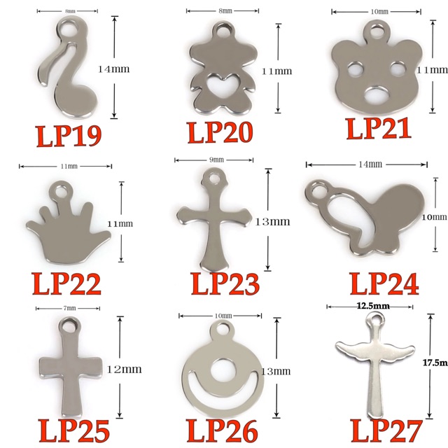 จี้สแตนเลส    LP19-LP27
