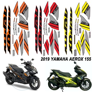 1 ชุดสติกเกอร์สำหรับ Yamaha aerox 155 2019 PVC waterproof decal