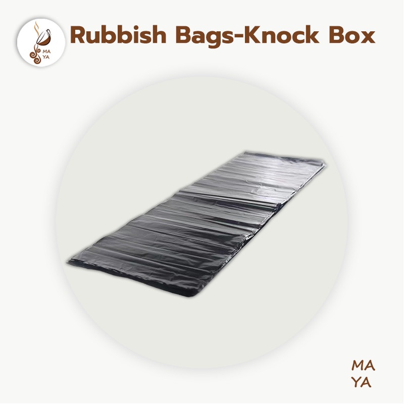 Rubbish bag 25 PCSRubbish bag 25 PCS ขนาดใหญ่พิเศษ ถังขยะร้านกาแฟ ผงกาแฟ เคาะถังตะกรัน RFJD