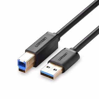 UGREEN สายต่อปริ้นเตอร์ USB 3.0 A Male to USB B Male Printer Scanner Cable ยาว 1-2M รุ่น US210