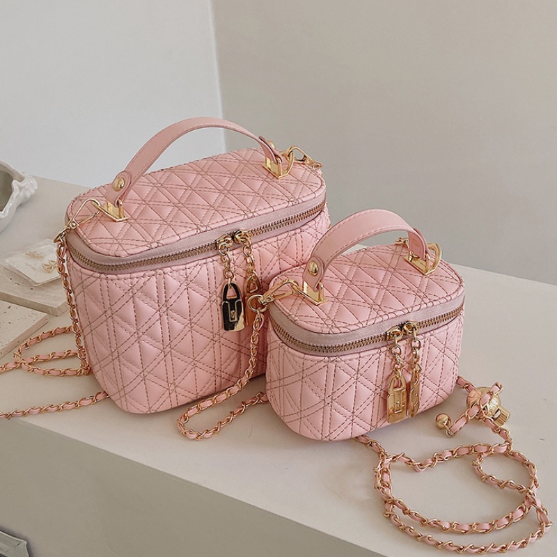 wBucket Box Shape PU Leather Crossbody Bag With Short Handle 2022 Cute