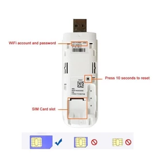 Huawei E8372 WIFI 150Mbps 4G/LTE Aircard USB Stick สำหรับ 4G แอร์การ์ด รุ่นใหม่ เสถียร เร็ว แรง ใช้ไวไฟได้ถึง 16 คน