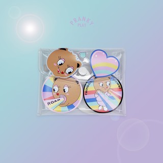 กระเป๋าสตางค์ happy bear sticker miniwallet