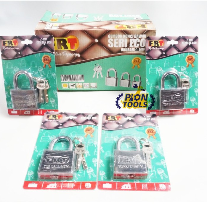 FRT กุญแจสีขาว 50 มม. sts 01 กุญแจนิกเกิลคอสั้น