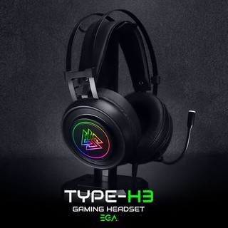 หูฟังเกมมิ่ง EGA (7.1) TYPE H3 RGB GAMING HEADSET  Surround Sound (ประกัน 2 ปี)