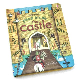 Usborne peep inside the castle หนังสือเด็ก ภาษาอังกฤษ อัศวิน ยุคกลาง