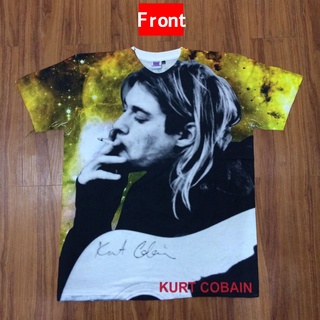 เสื้อยืด พิมพ์ลาย Nirvana KURT COBAIN AOP สไตล์ไทยแลนด์ ไซซ์ XXL XXL XXL XXL