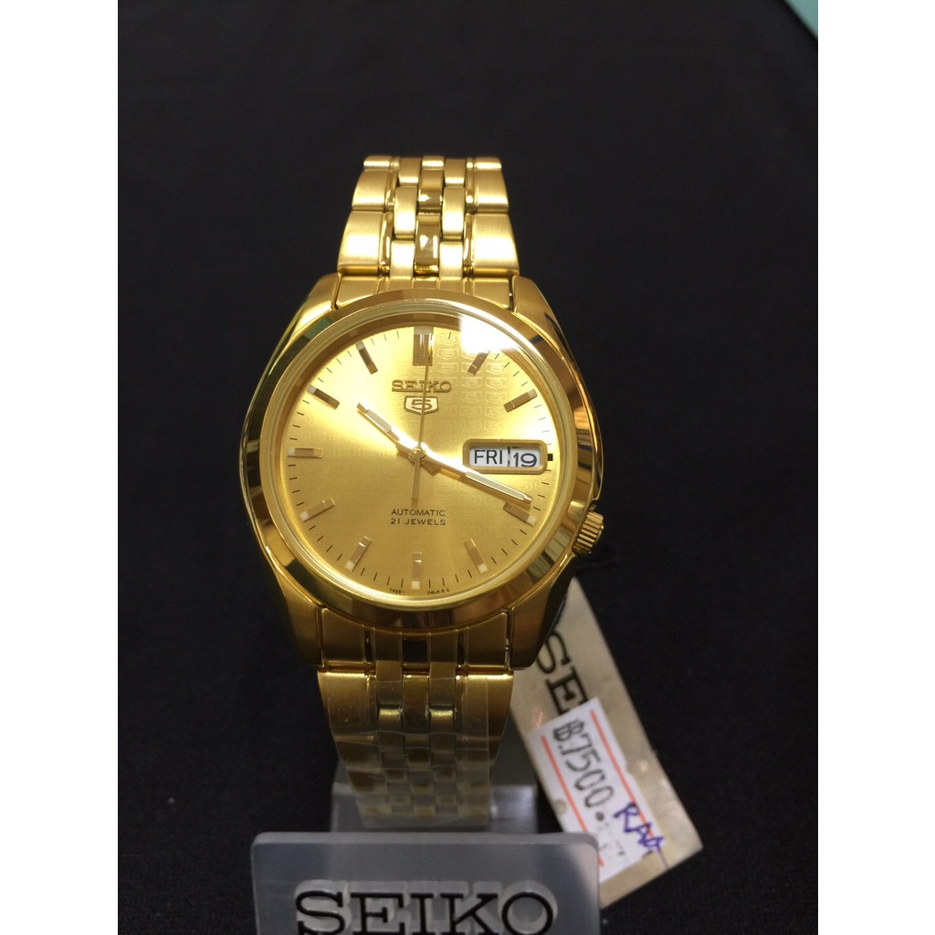 #16 นาฬิกาข้อมือไซโก้ SEIKO รุ่น SNK366K1 ของแท้ 100% เรือนทอง Automatic ชาย