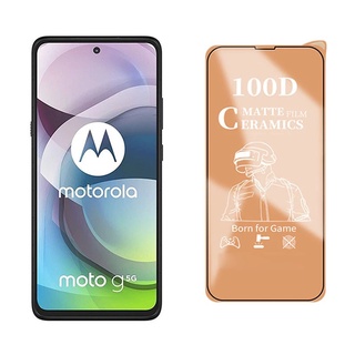 ฟิล์มกระจกนิรภัยกันรอยหน้าจอเซรามิค สําหรับ Motorola Moto G60s G50 G31 G30 G20 G10 G Play 2021 E40 E2 G7 Plus Power G9 G8 Play