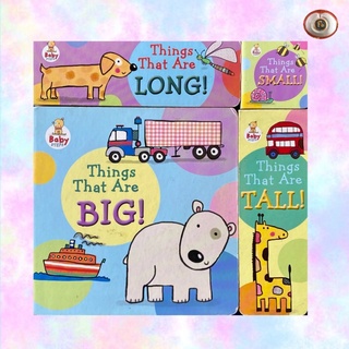 หนังสือชุดThings that are Big! ,Things that areLong !, Thing that are Tall ,Things that are small/หนังสือมือสอง/4เล่ม