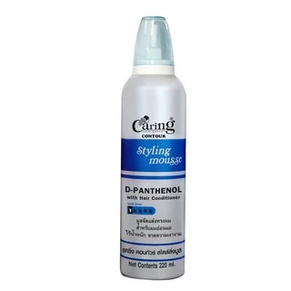 #แคริ่ง คอนทัวร์ #สไตล์ลิ่งมูส #มูสจัดแต่ง ทรงผม #Caring #Styling #Mougge 220 ml