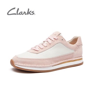 Clarks 2023 รองเท้าสตรีสไตล์ใหม่【CraftRun Lace】รองเท้าฝึกอบรม Argan