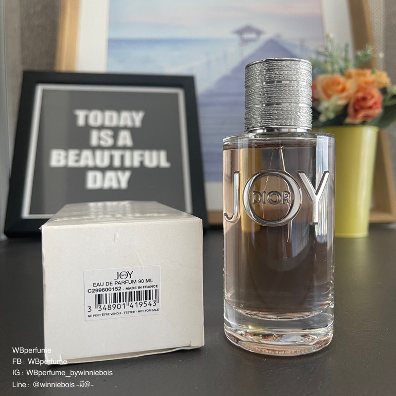 น้ำหอมแท้100% Dior Joy edp 90ml tester น้ำเหลือง