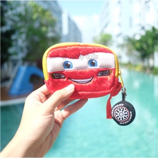 กระเป๋าใส่เหรียญ Lightning Mcqueen แมคควีน 4นิ้ว Cars รถแมคควีน