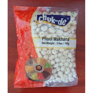 Phool Makhana (Lotus Seed),Chuk De -100g เมล็ดบัว