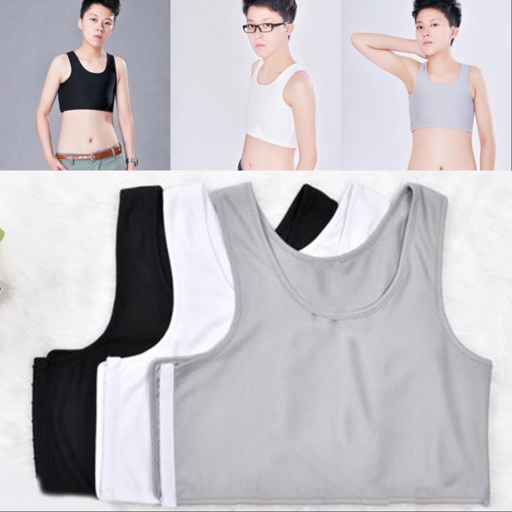 Breathable Chest Breast Vest Buckle Binder Trans Lesbian Tomboy Cosplay Top Hot Fqlr 7322