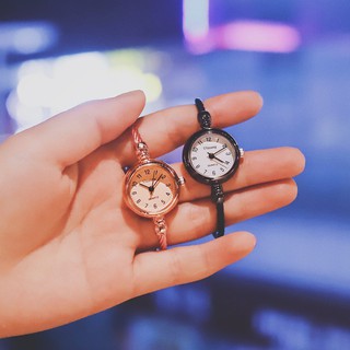 สร้อยข้อมือบรรยากาศแบบไม่เป็นทางการ ulzzang เมื่อนาฬิกาข้อมื