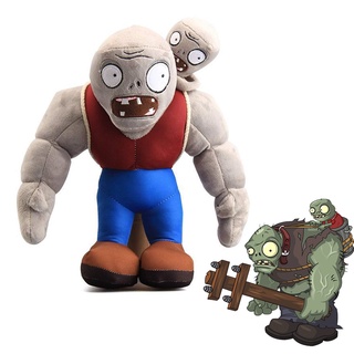 30cm Plant VS Gargantuar Zombie Plush Toys PVZ Gargantuar Plush Soft Stuffed Toys Doll Gifts For Kids Children