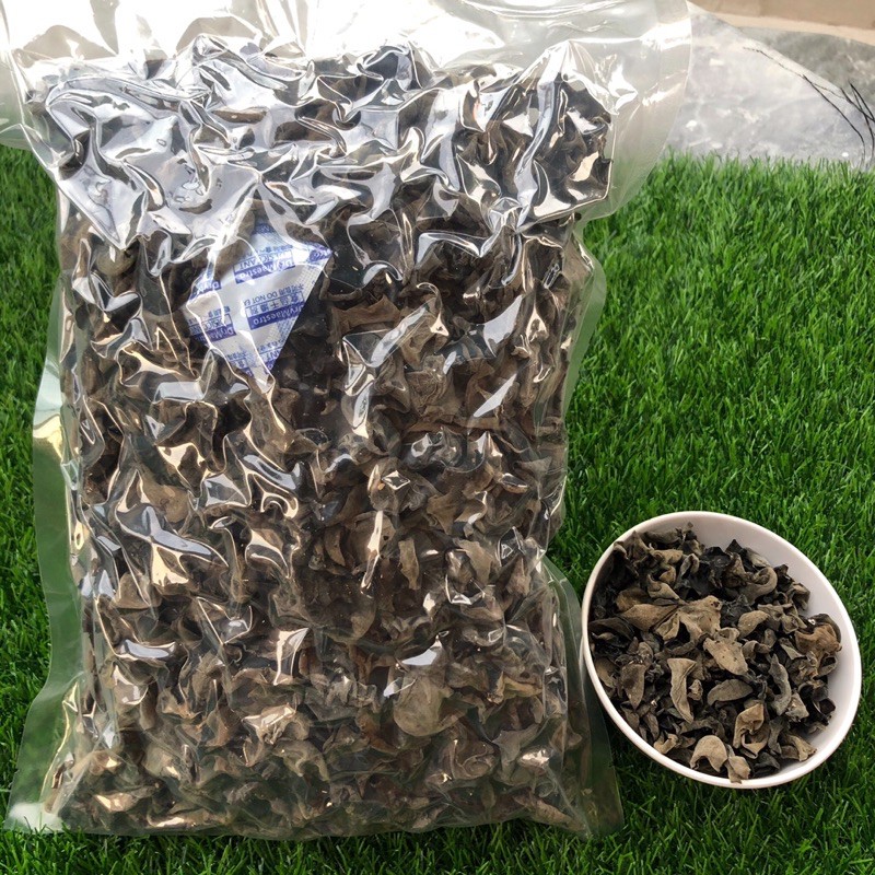 เห็ดหูหนูดำจีน 中国乌木耳อย่างดี เนื้อบางกรอบ 250g/500g