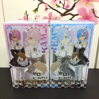 Re-Zero Rem Ram ของ🇯🇵แท้ มือ 1 สูง 21 CM