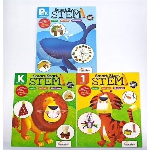Smart Start STEM book📚 มาจุดประกายการเรียนรู้วิทยาศาตร์ให้กับหนูๆ ด้วยแบบฝึกหัด Smart Start STEM กัน