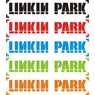 linkin park สติกเกอร์ pvc กันน้ำ ขนาด 4x 20 cm มีหลายสีให้เลือก ราคา 19 บาท