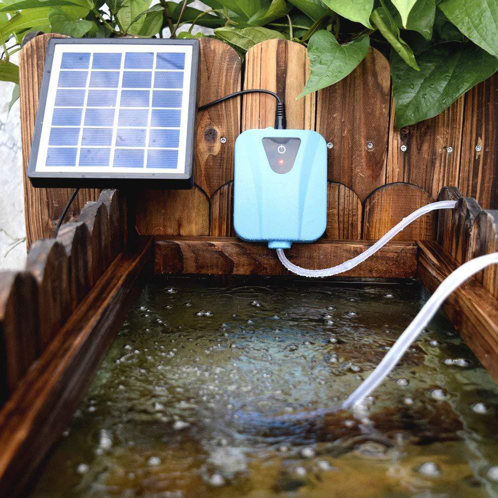 PondKraft Solar Floating Oxygenator Air Pump 100 Lph 