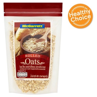 ราคาพิเศษ!! แม็กกาแรต แผ่นข้าวโอ๊ตอบ 400กรัม McGarrett Rolled Oats 400g