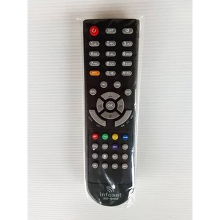 รีโมท Infosat (ใช้งานกับกล่อง infosat HD ได้ทุกรุ่น) HD-Q168 / HD-e168 / HD-X168 / AEC GOLD Remote รุ่นล่าสุด