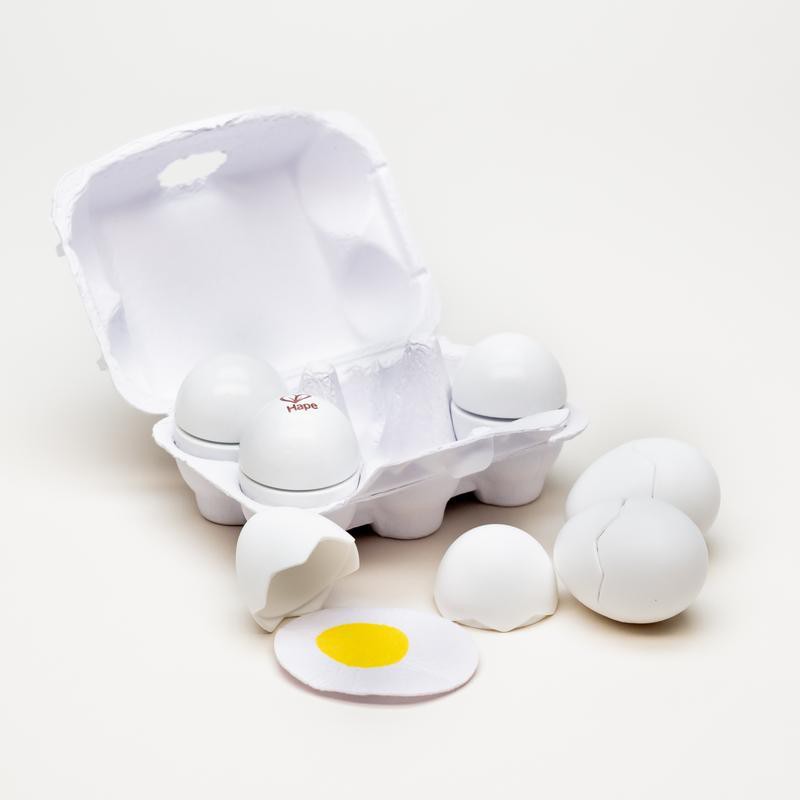 Hape - Egg Carton ของเล่นทําอาหาร เซตไข่ 6 ฟอง (2y+)