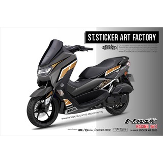 Nmax2020-ปัจจุบัน สติกเกอร์ลาย Racing vol.01 | คุณภาพ3M ลิขสิทธิ์แท้ ©เอส.ที.สติกเกอร์
