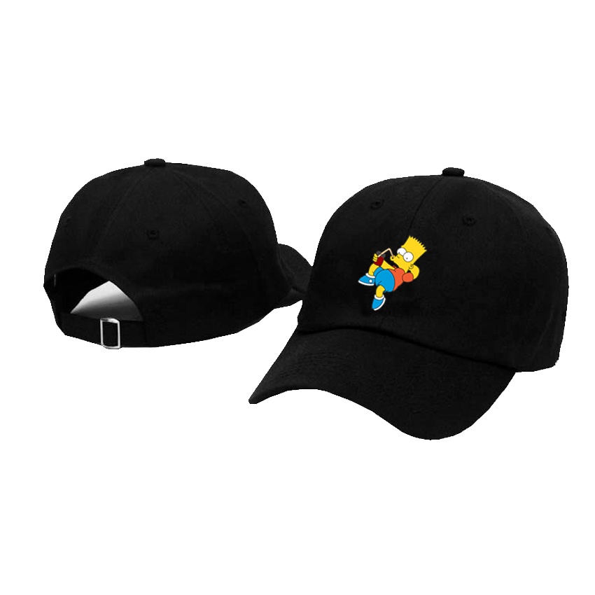 หมวก Distro สําหรับผู้ชาย / แฟชั่นผู้ชายและผู้หญิง / หมวกเบสบอล Bart simpson Drink - พรีเมี่ยม