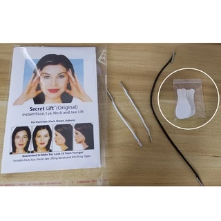 ST 40 ชิ้นคอบางสายใบหน้าที่มองไม่เห็น V-Shape Anti-Wrinkle สติกเกอร์ Lift Up Tape